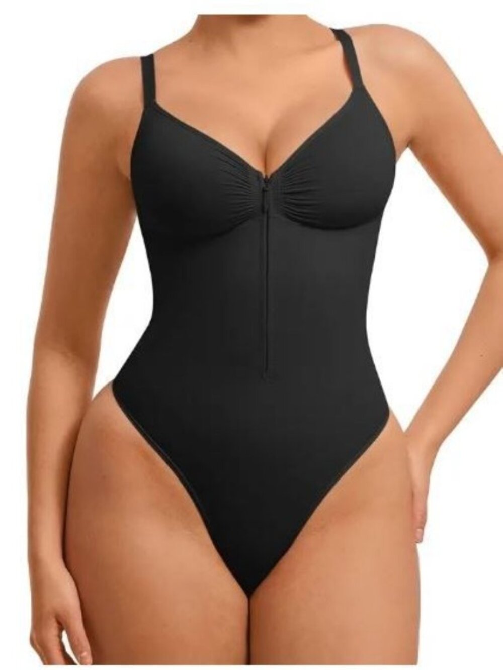 FeelinGirl Seamless Covered Bust Jumpsuit Thong Bodysuit Women Size Small NWT